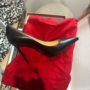 Christian Louboutin Black Decolette Shoes size 37.5